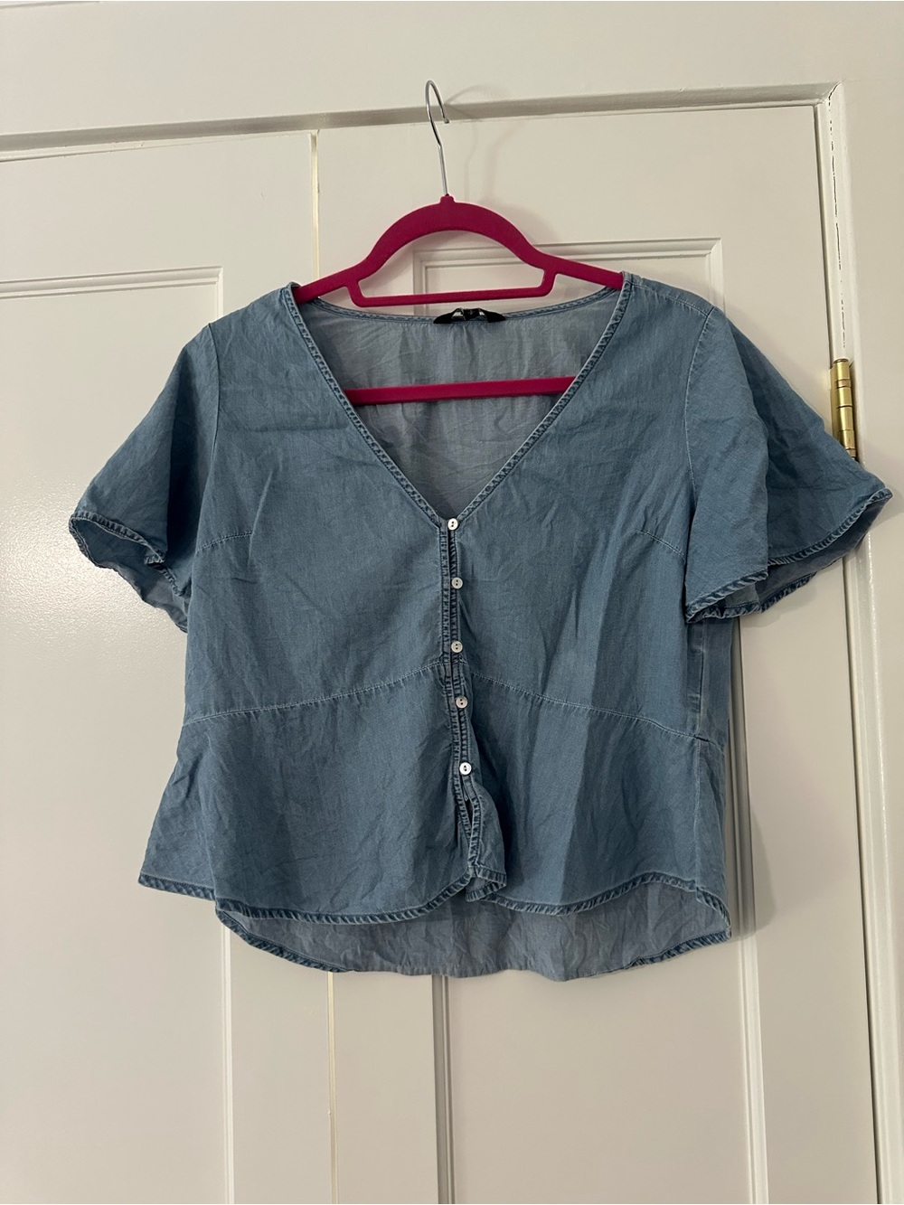 Chambray Top